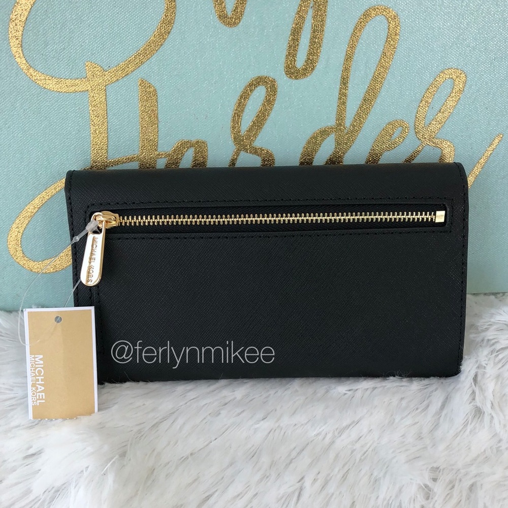 NWT Michael Kors Jet Set Travel Trifold Wallet - Picture 6 of 6